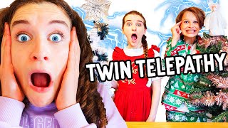 TWIN TELEPATHY CHRISTMAS TREE Guessing Challenge By The Norris Nuts [upl. by Artemas309]