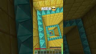 Escaping Skills vs Traps at Different Ages shorts meme minecraft [upl. by Burkley]