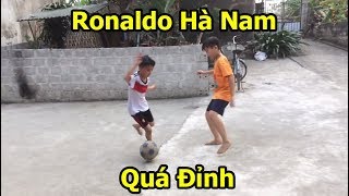 Quang Hải nhí Messi Hà Tĩnh đã có đối  Xuất hiện Ronaldo Hà Nam với kỹ thuật bóng đá cực đỉnh PVF [upl. by Conyers]