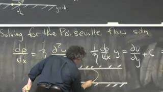 Poiseuille Flow  pressuredriven flow between flat plates  solution [upl. by Giule]