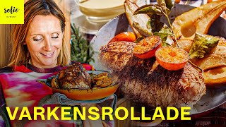 Varkensrollade in mosterdsaus met rösti  Sofie Dumont [upl. by Mccormick200]