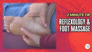 Two Minute Tips Reflexology and Foot Massage [upl. by Skelton]