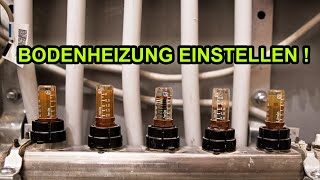 FUßBODENHEIZUNG EINSTELLEN UND DURCHFLUSS REGULIEREN  TUTORIAL  FACTOREM [upl. by Llednohs]