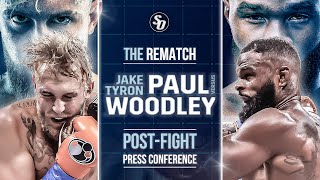 LIVE  Jake Paul vs Tyron Woodley II • POST FIGHT PRESS CONFERENCE • Live from Amalie Arena [upl. by Sherri]