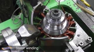 Stator Winding by Electrex World [upl. by Inalak]