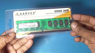 Aarvex ddr2 ram unboxing and price [upl. by Krefetz977]