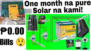 Paano Gumawa ng DIY 100w Solar set up With 12v 50ah Battery Setup for Beginners [upl. by Eulau]