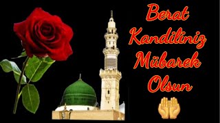 Berat kandili mesajı✅️ ⚘️Berat kandiliniz mübarek olsun🤲kandil mesajları 🤲Berat gecesi [upl. by Georglana]