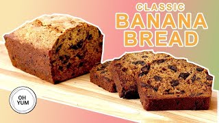 Professional Baker Teaches You How To Make BANANA BREAD [upl. by Halac452]