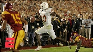 Vince Young Texas Longhorns relive classic 2006 Rose Bowl victory vs USC Trojans  ESPN Archives [upl. by Augusta]