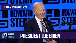 President Joe Biden on the Howard Stern Show FULL INTERVIEW [upl. by Apoor69]