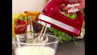 Bakeren og Kokken KitchenAid Elvisp Rød [upl. by Leo157]