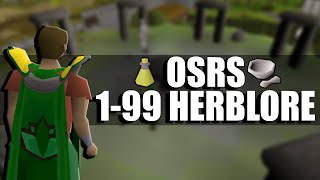 OSRS 199 Herblore Guide  Fast amp Cheap Routes [upl. by Lleraj909]