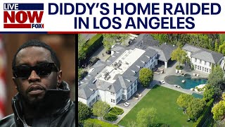 Diddy raid Home in LA stormed in connection to sex trafficking investigation  LiveNOW from FOX [upl. by Kriss]