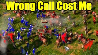 AOE3 Wrong Call Cost The Game [upl. by Adler824]