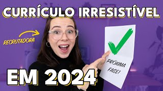 COMO TER UM CURRÍCULO ATRATIVO EM 2024 CHAME A ATENÇÃO DOS RECRUTADORES COM ESTAS DICAS [upl. by Akinert]