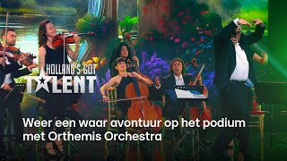 Het loopt weer GEWELDIG uit de hand tijdens de act van Orthemis Orchestra  Hollands Got Talent [upl. by Atikahs896]