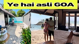 Superb stays right at the BEACH in GOA 😱 Husband loved his Birthday Surprises 🥰 goa goa2023 [upl. by Urial]