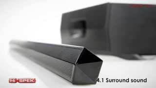 Sony HTST3 41ch sound bar with powerful adjustable twindrive subwoofer [upl. by Lekcim740]