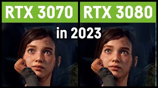 RTX 3070 vs RTX 3080 in 8 New Games 2023 [upl. by Ettigirb]