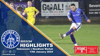 HIGHLIGHTS  Needham Market v Halesowen 130124 [upl. by Ahcim]