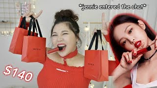 BLACKPINK Jennies NEW Red Vibe lipstick giveaway [upl. by Aikel]