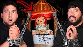 5 NIGHTS in HAUNTED WARREN MUSEUM w THE REAL ANNABELLE VIEWER WARNING [upl. by Aicilihp]