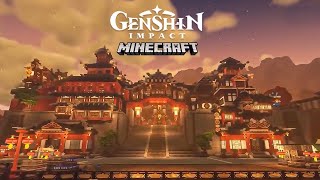 THIS Guy Made the Entire Map of Genshin Impact In Minecraft [upl. by Jesus582]