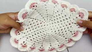 Posa platos o carpeta tejido a crochet [upl. by Tnattirb378]