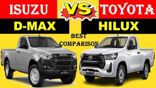 ALL NEW Isuzu DMAX Vs ALL NEW Toyota HILUX  Which one is better [upl. by Adleme]