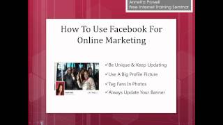 Facebook Marketing Training [upl. by Rawde728]