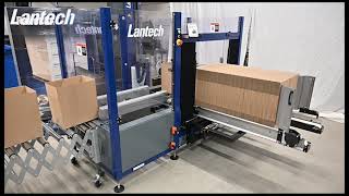 Lantech C300 Case Erector  Box Automation  Macfarlane Packaging [upl. by Anole]