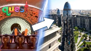 Tallest Indoor Drop Tower  Magma Blast  Doha Quest  Onride POV amp Offride [upl. by Sophy]