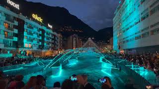 Andorra SHOW de Luces 4K Ultra HD 60 fps [upl. by Ellehsad]