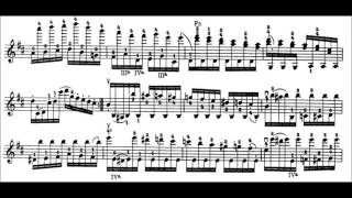 Niccolò Paganini  Caprice for Solo Violin Op 1 No 2 Sheet Music [upl. by Ralina]