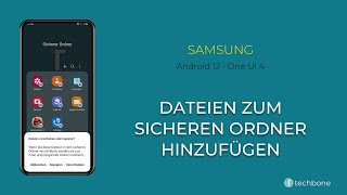 Dateien hinzufügen Sicherer Ordner  Samsung Android 12  One UI 4 [upl. by Platus]