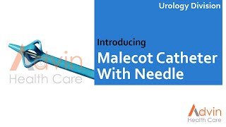 ADVIN Malecot Nephrostomy Catheter with Needle Urology [upl. by Ainot]