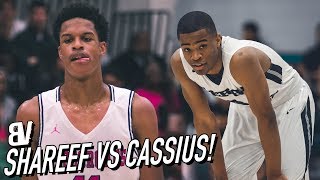 Shareef ONeal VS Cassius Stanley SOLD OUT GAME Kenyon Martin Jr BEAST Sierra Canyon VS Crossroads [upl. by Drucilla]