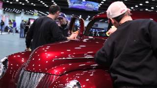 1940 Ford Checkered Past Wins 2013 Ridler Award at Detroit AutoRama [upl. by Cirtemed]