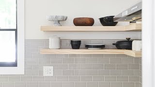 HowTo DIY Floating Shelves [upl. by Eelarak]