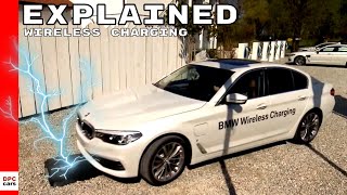 2018 BMW 530e iPerformance Wireless Charging Explained [upl. by Oibaf]