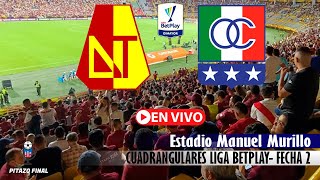 TOLIMA VS ONCE CALDAS En Vivo Hoy 🔴 Cuadrangulares Liga Betplay 2024 Fecha 2 Partido en vivo [upl. by Ibba498]