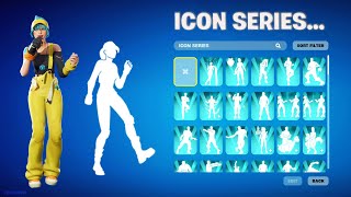 ALL FORTNITE ICON SERIES EMOTES amp TIKTOK DANCES [upl. by Anet]