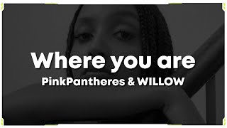 Where you are  PinkPantheres amp Willow Smith Lyrics 🎶 [upl. by Aulea705]