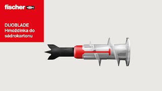 Hmoždinka do sádrokartonu fischer DUOBLADE [upl. by Neeluj]