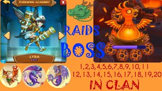 EVERWING2021🐲 RAID BOSS 1234567891011121314151617181920 IN CLANHIGHLIGHT 👑 [upl. by Bowerman922]