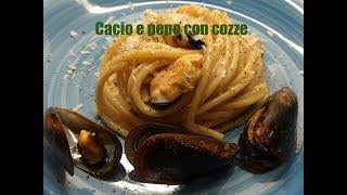 Cacio e pepe con cozze [upl. by Aztilay]