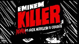 Eminem  Killer Remix Official Audio ft Jack Harlow Cordae LYRICAL VIDEO [upl. by Nemracledairam]