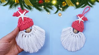 DIY  Christmas decorations with macrame  Christmas Ornaments [upl. by Mattah]