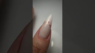 Encapsulated structured gel floral design using dual form nail extension nails [upl. by Darach]